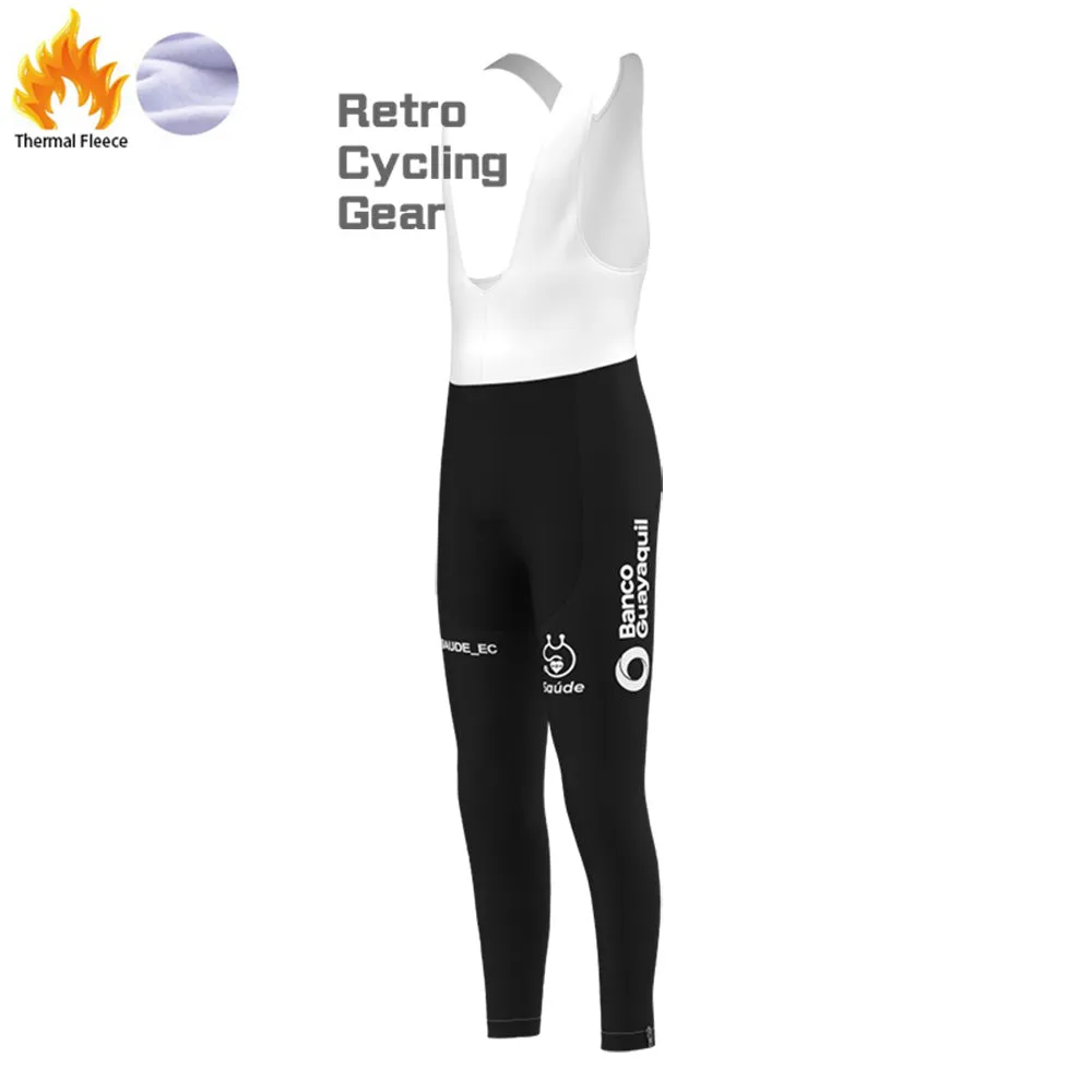 2024 Bianchi Fleece Retro Cycling Bib Pants