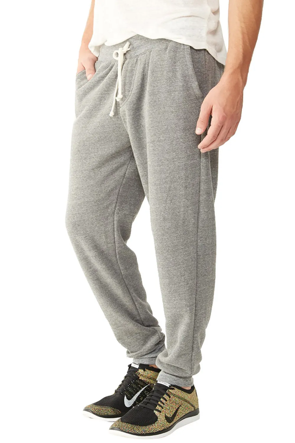 Alternative Mens Dodgeball Eco Fleece Sweatpants w/ Pockets - Grey