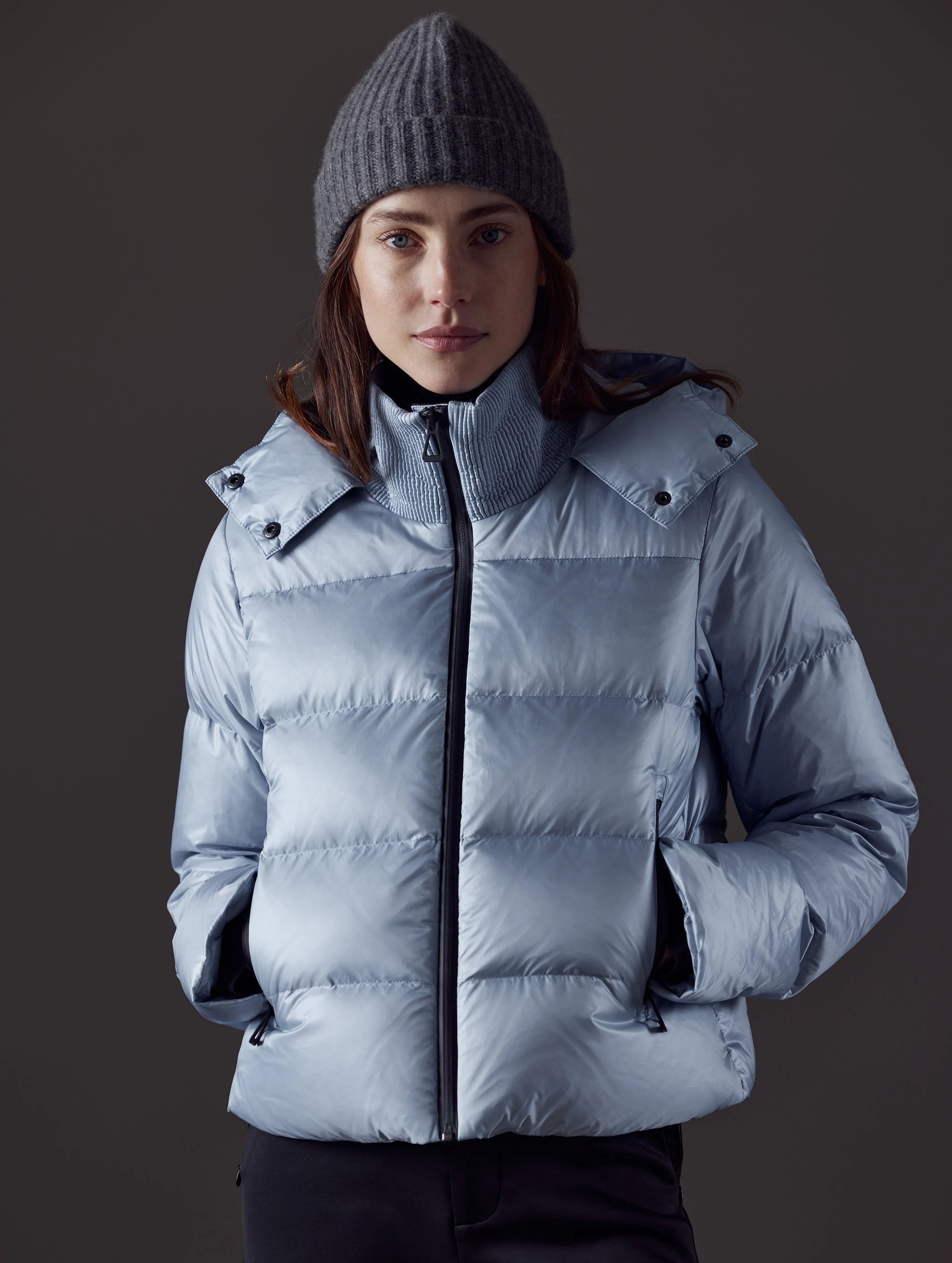 Aura Puffer Jacket - Flight Blue