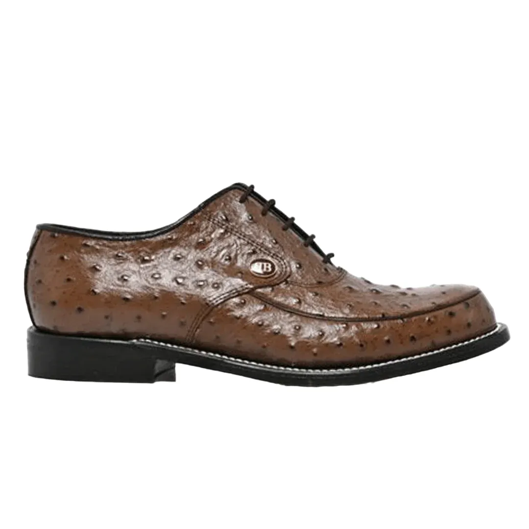 Barker Maxwell Brown Ostrich Leather Shoe