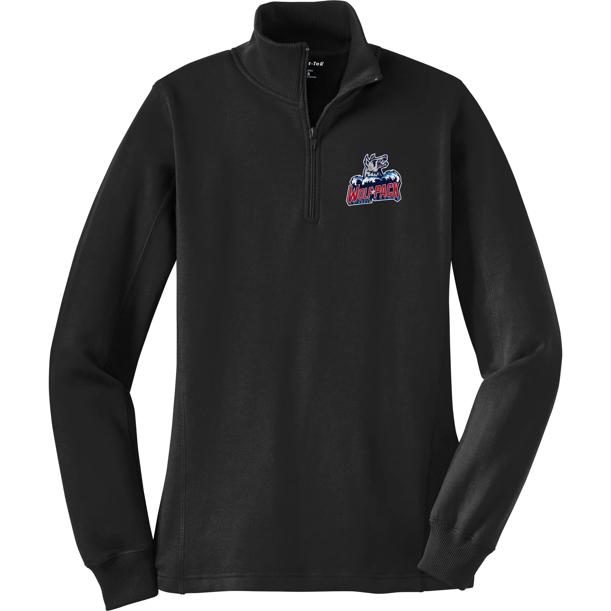 CT Wolfpack South Ladies 1/4-Zip Sweatshirt