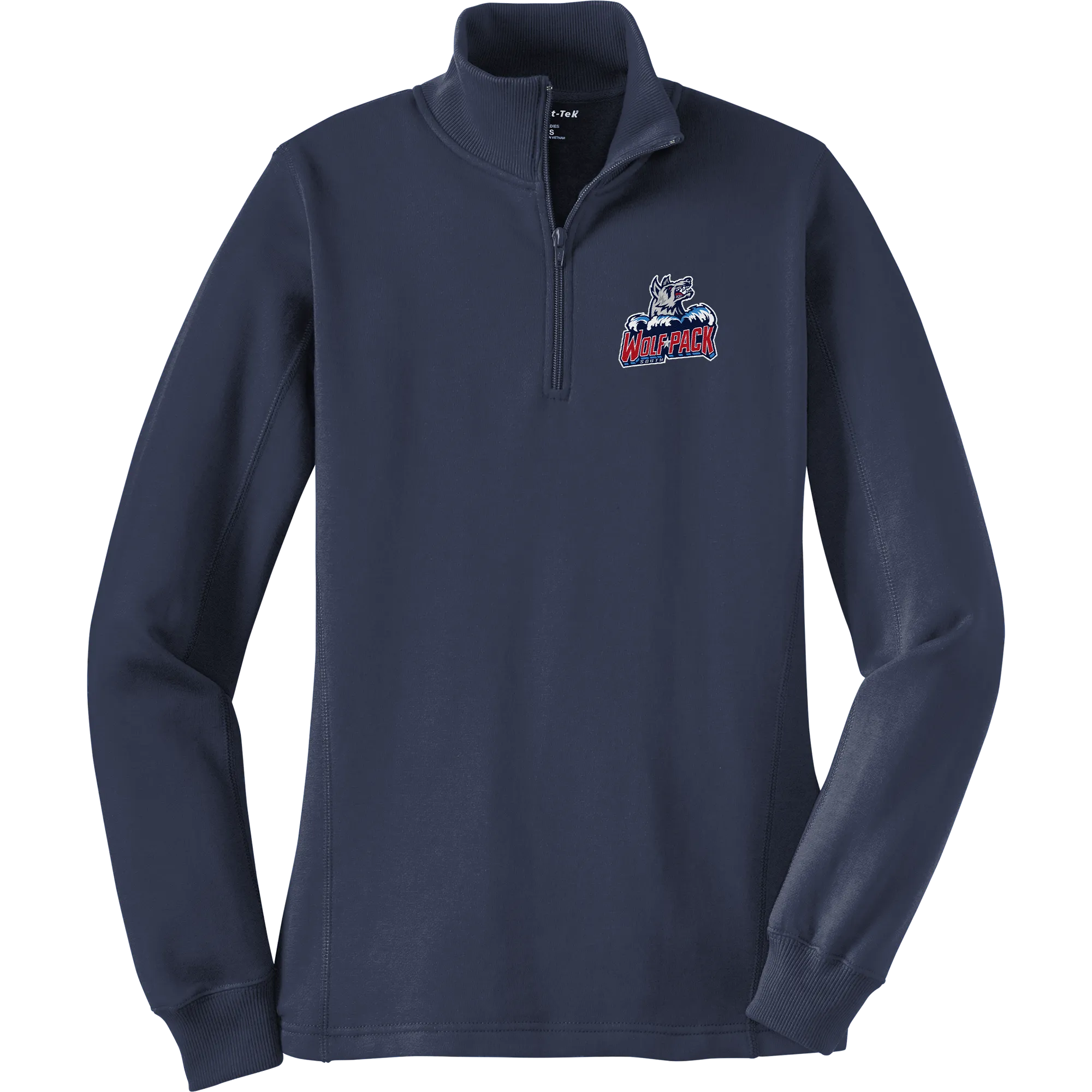 CT Wolfpack South Ladies 1/4-Zip Sweatshirt