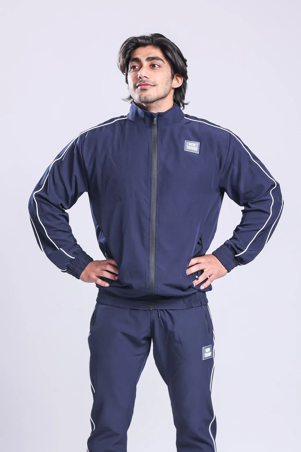 Essential Performance Track top- Navy