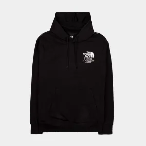 Graphic Injection Mens Hoodie (Black)