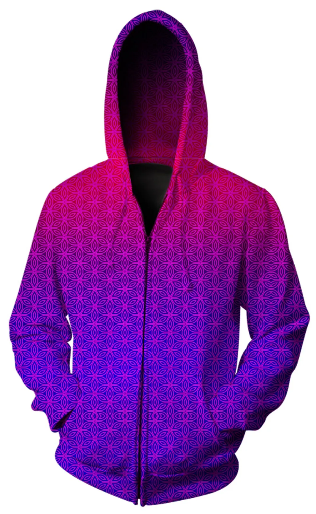 Hakan Hisim - Neon Flower Zip Up Hoodie - Limited Edition of 111