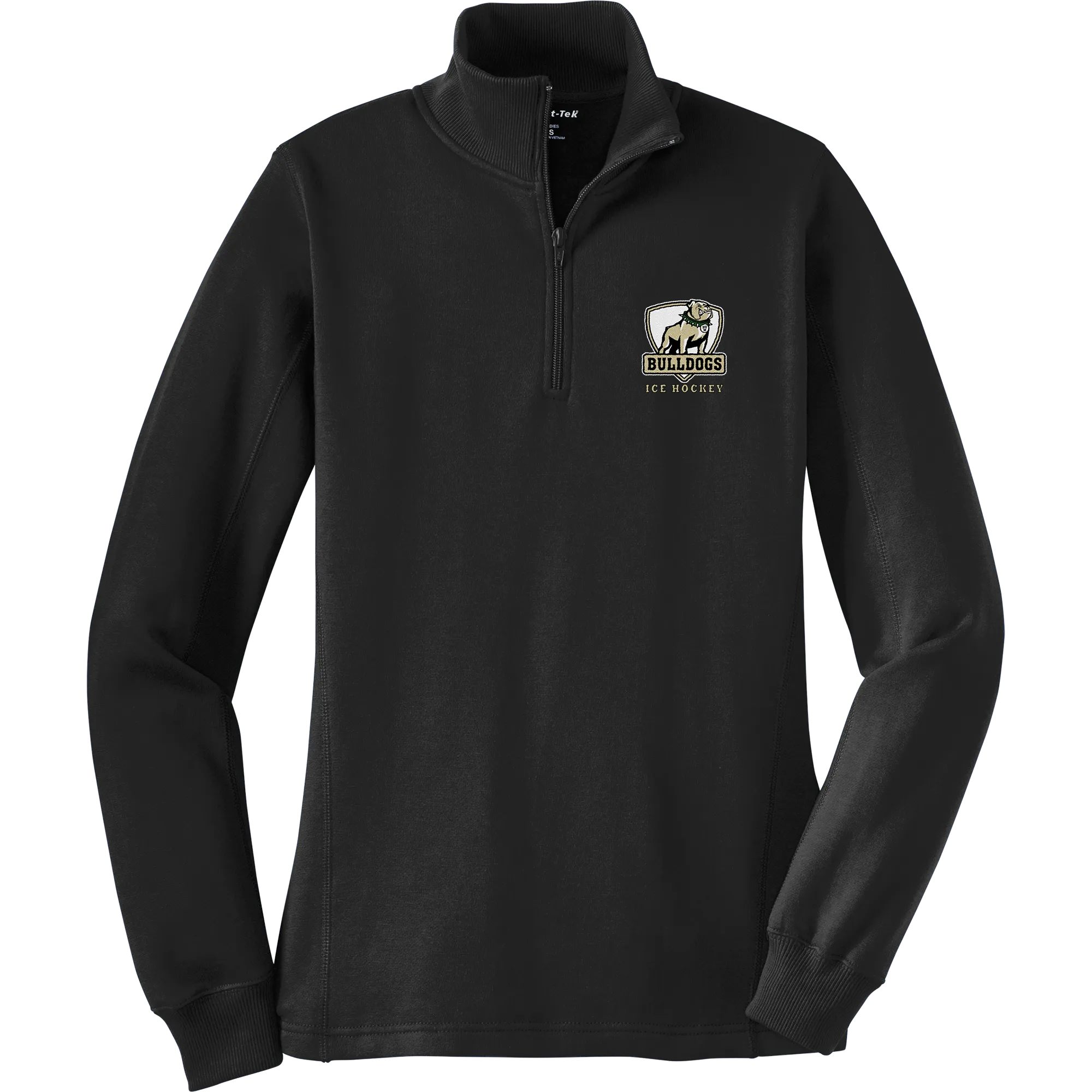 HVM Bulldogs Ladies 1/4-Zip Sweatshirt