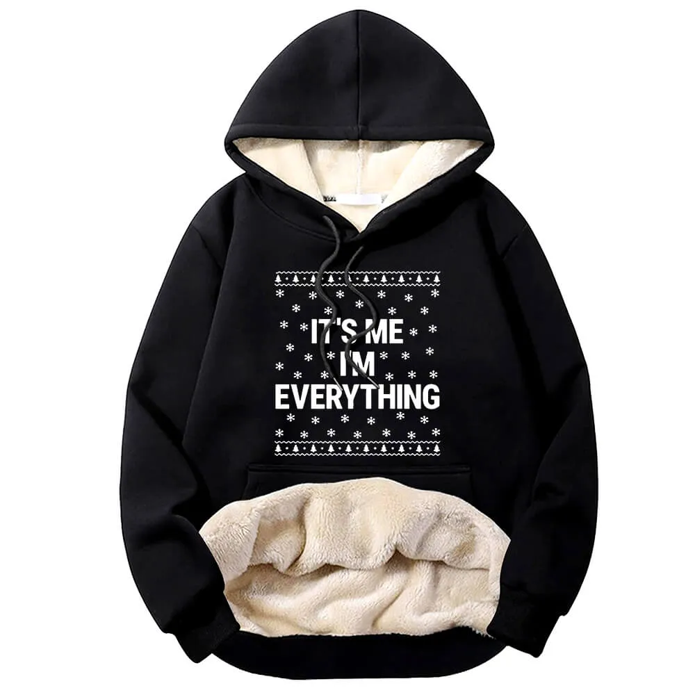 I Have Everything Warm Fleece Sherpa Lined Couple Hoodie