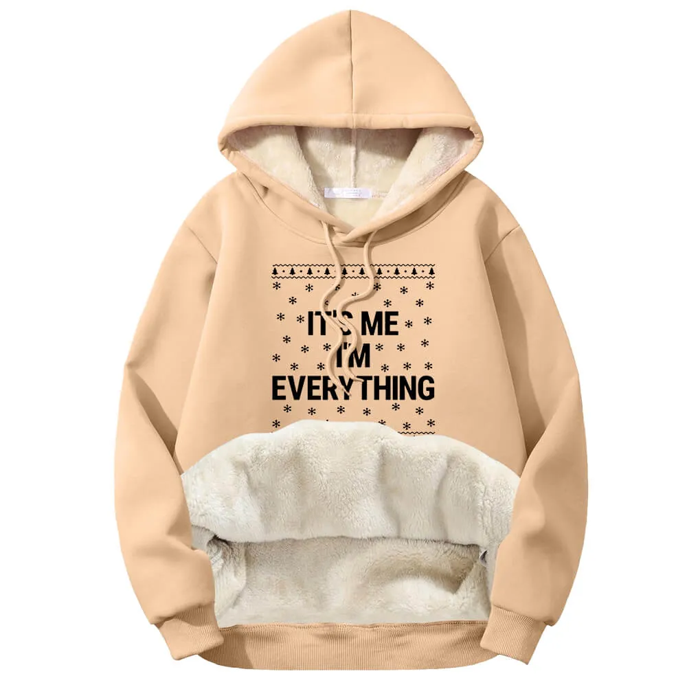 I Have Everything Warm Fleece Sherpa Lined Couple Hoodie