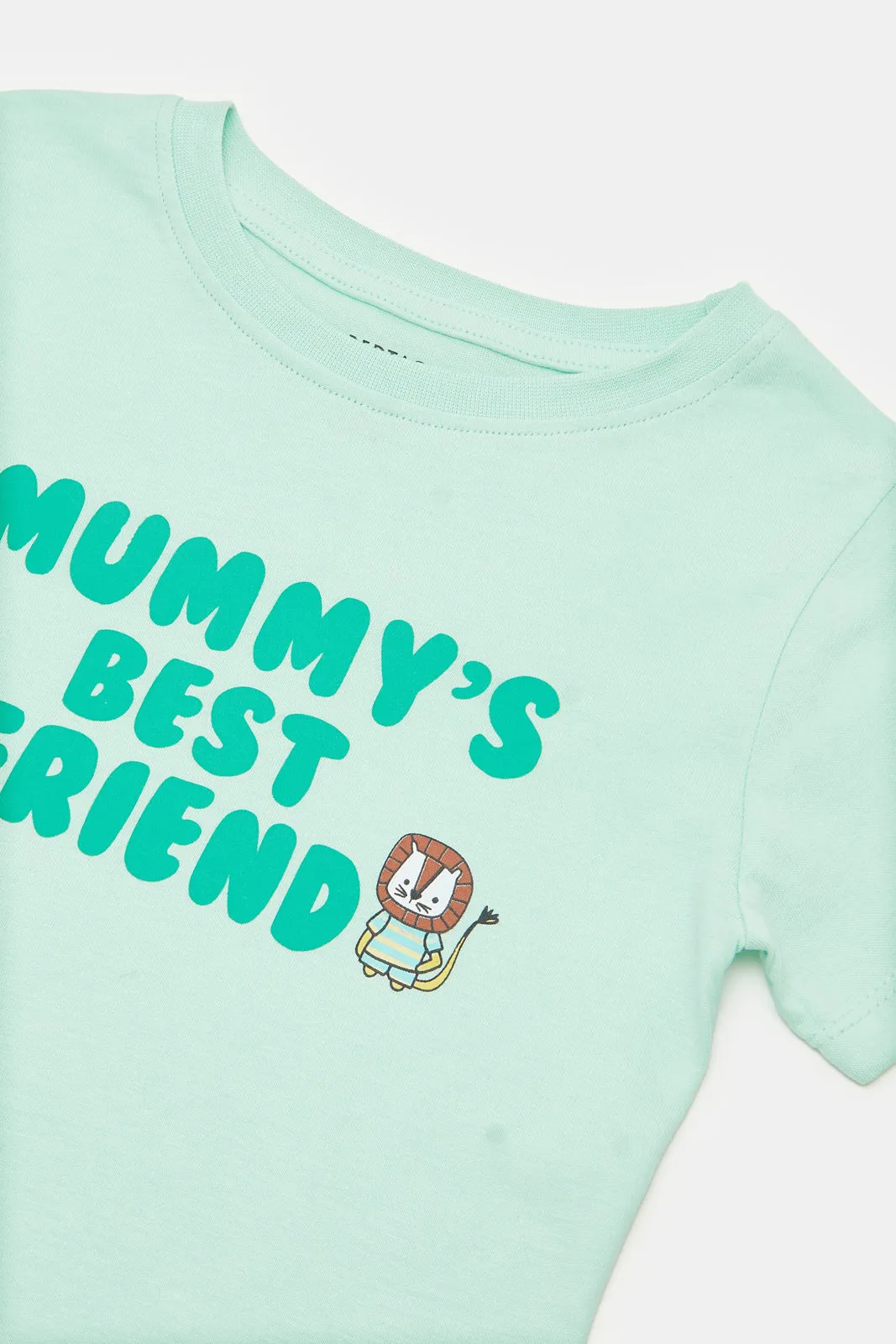 Infant Boys Mint Mummy Best Friend T-Shirt