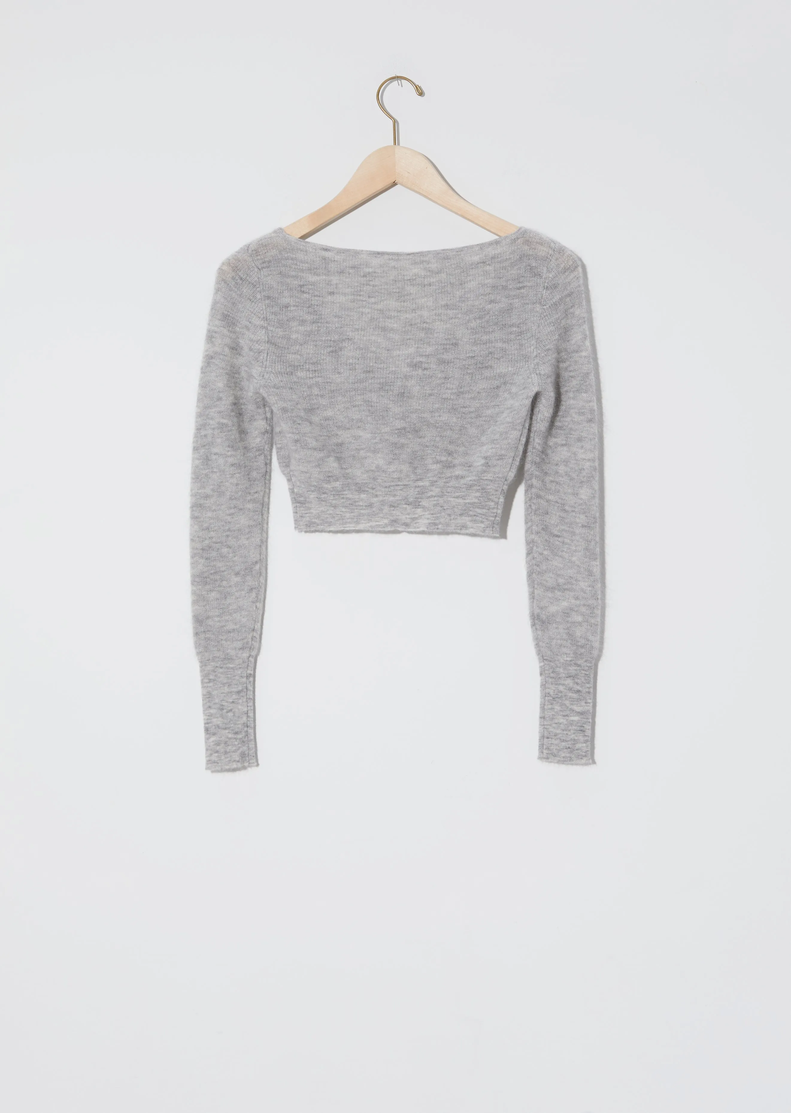 Le Cardigan Alzou — Light Grey