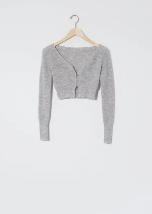 Le Cardigan Alzou — Light Grey