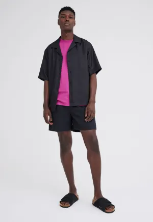 Linn Cotton Linen Short - Black