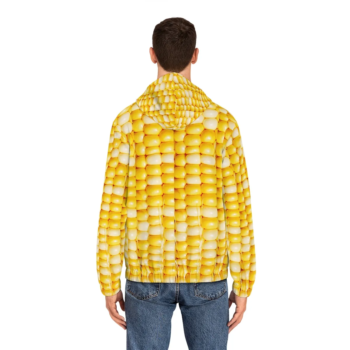 Magnet Corn drip Men's Full-Zip Hoodie (AOP)