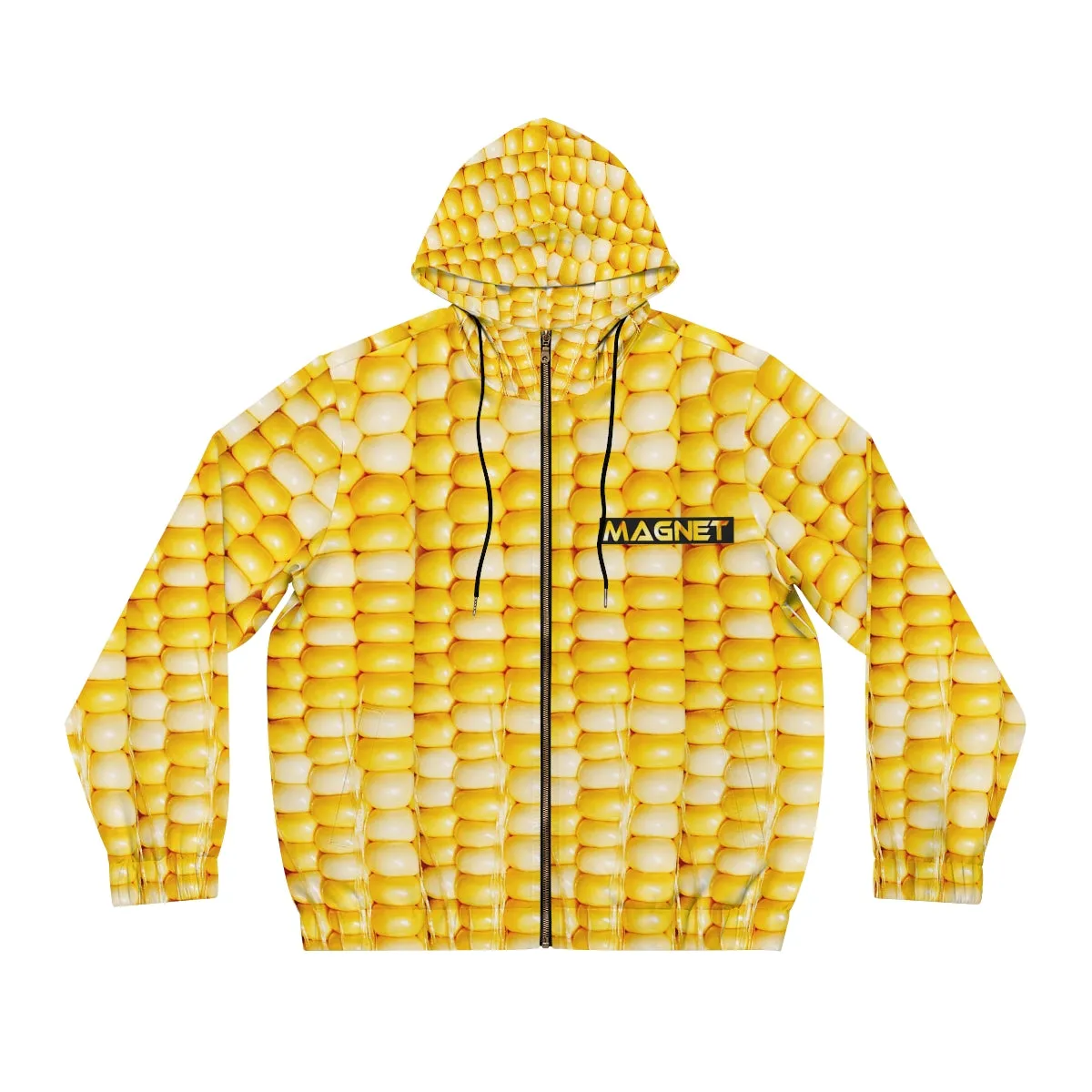 Magnet Corn drip Men's Full-Zip Hoodie (AOP)