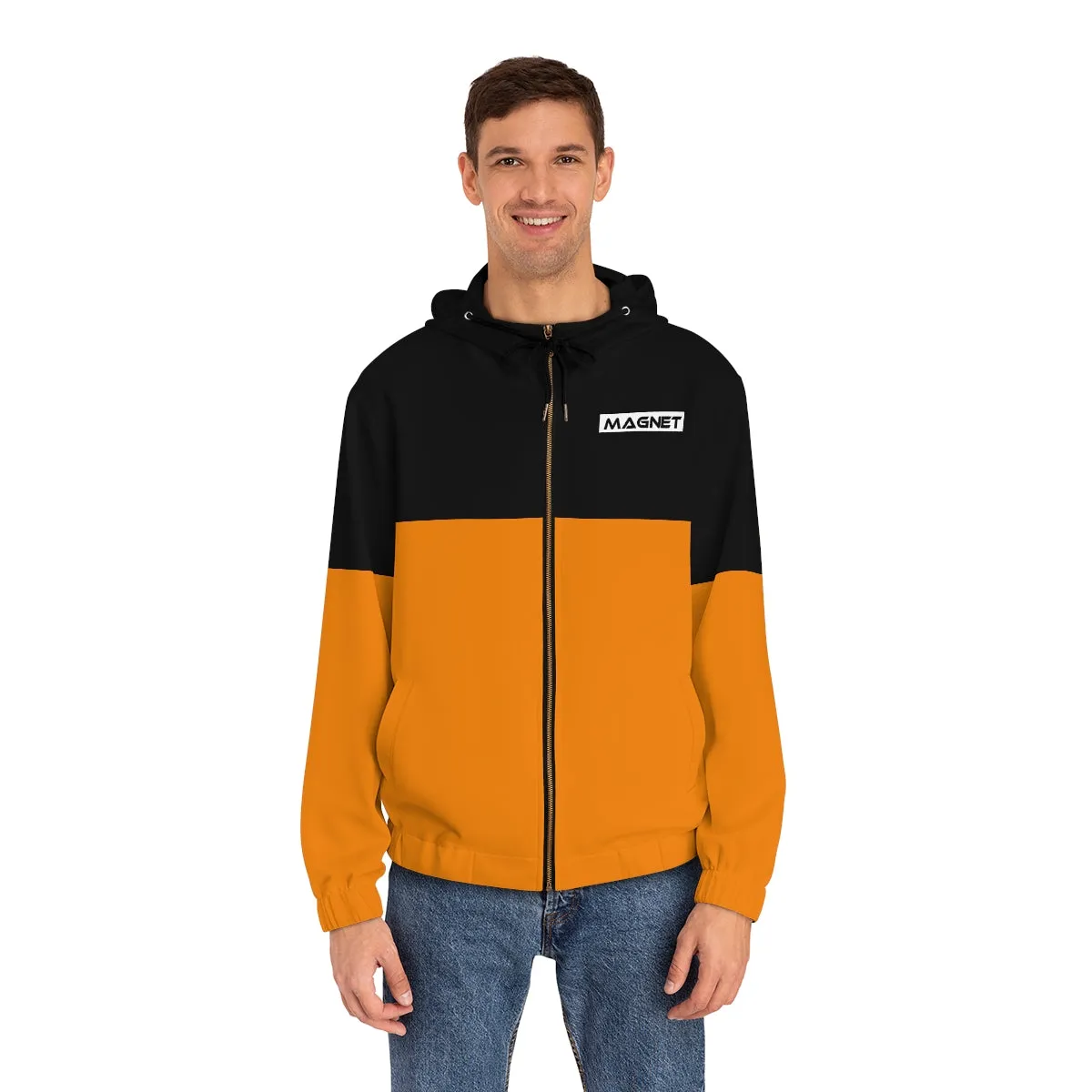 Magnet path  Men's Full-Zip Hoodie (AOP)