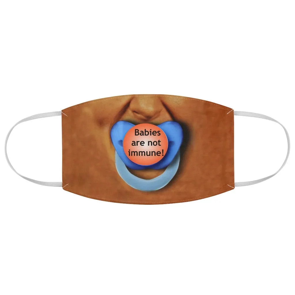 Momma&#39;s Baby Boy 3D Printed Pacifier Realistic Expression Unisex Fabric Mask for Light/Med/Dark/Adults/Kids, Reusable 2 layer Fabric Mask