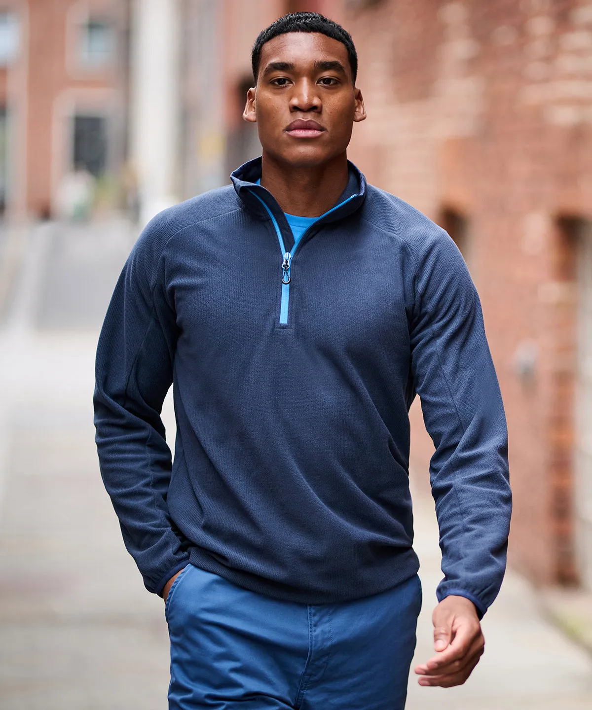 Navigate half-zip fleece | Navy/French Blue