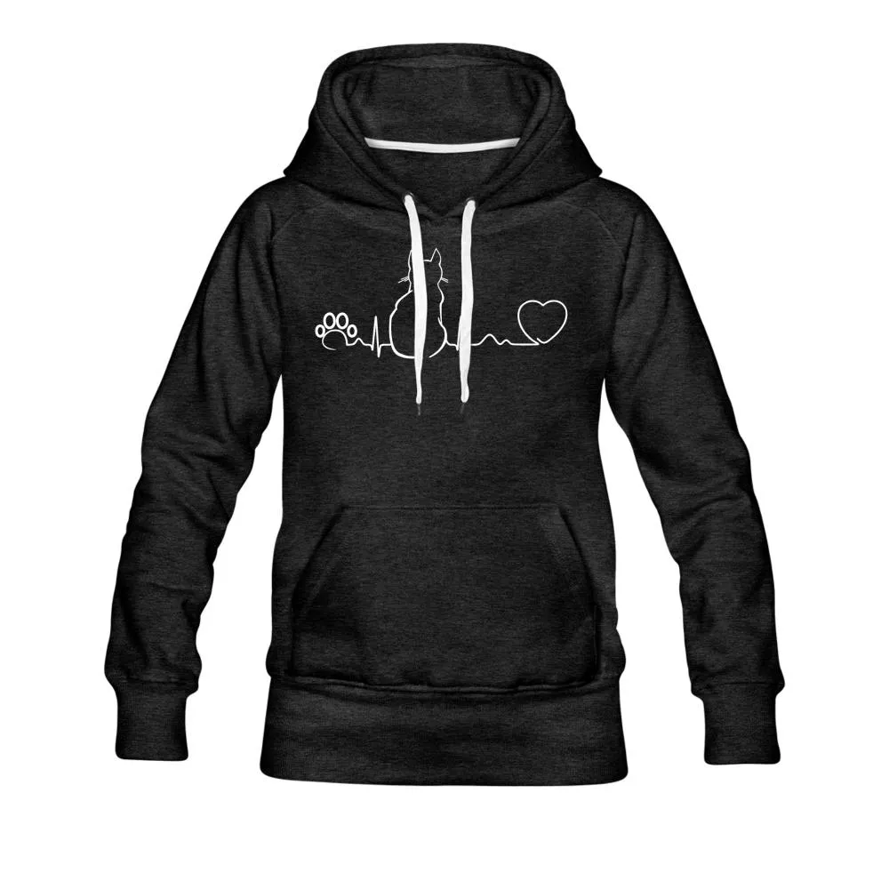 NOMV Cat Pulse Women’s Premium Hoodie