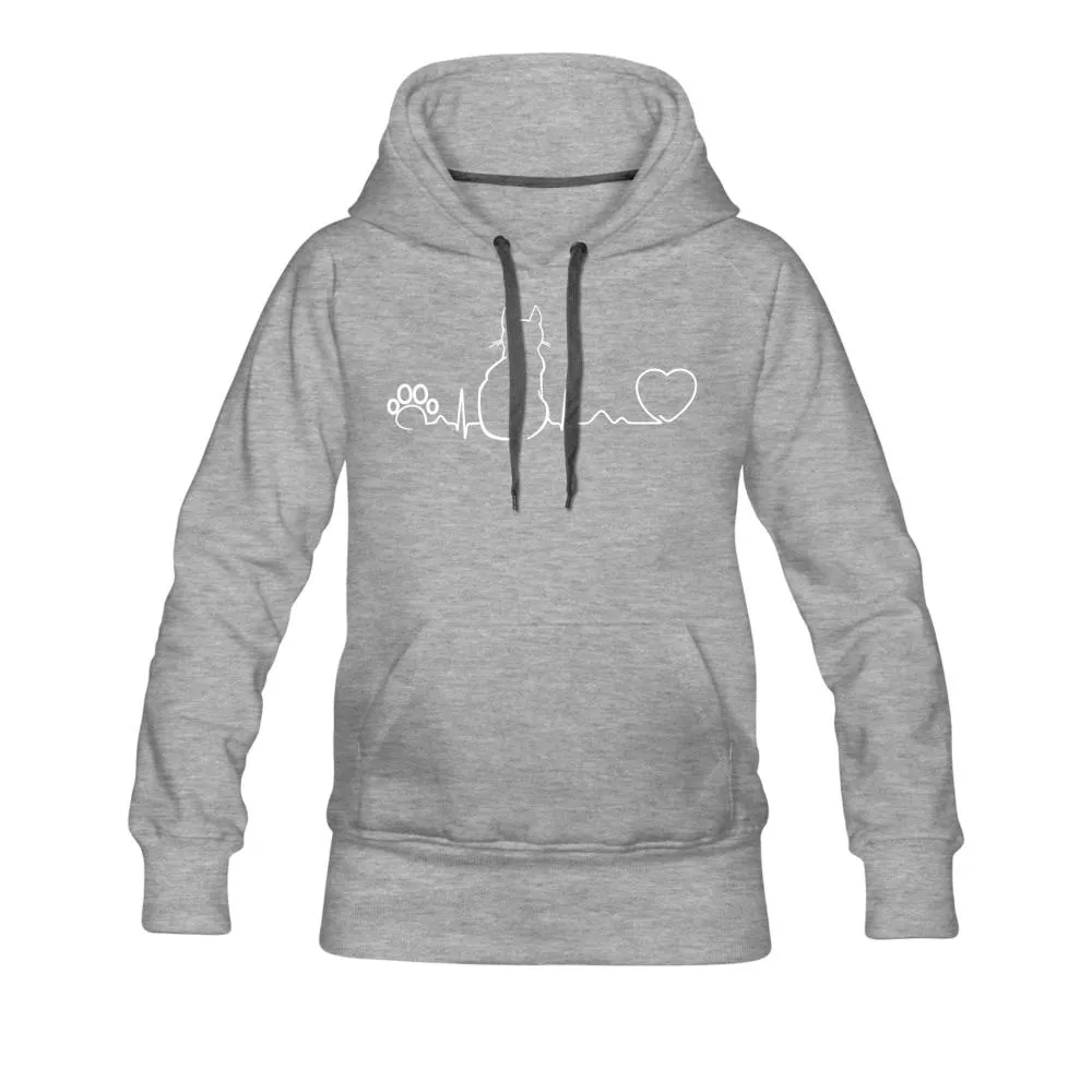 NOMV Cat Pulse Women’s Premium Hoodie