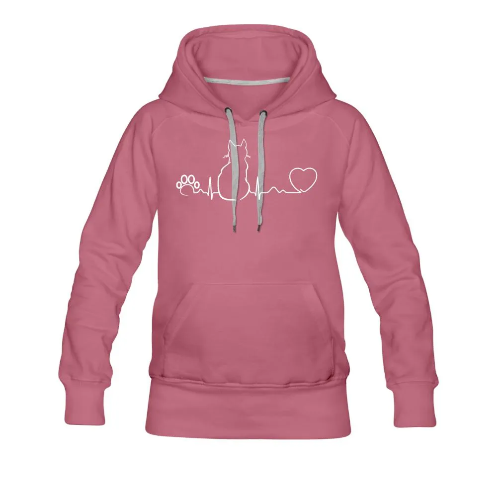 NOMV Cat Pulse Women’s Premium Hoodie