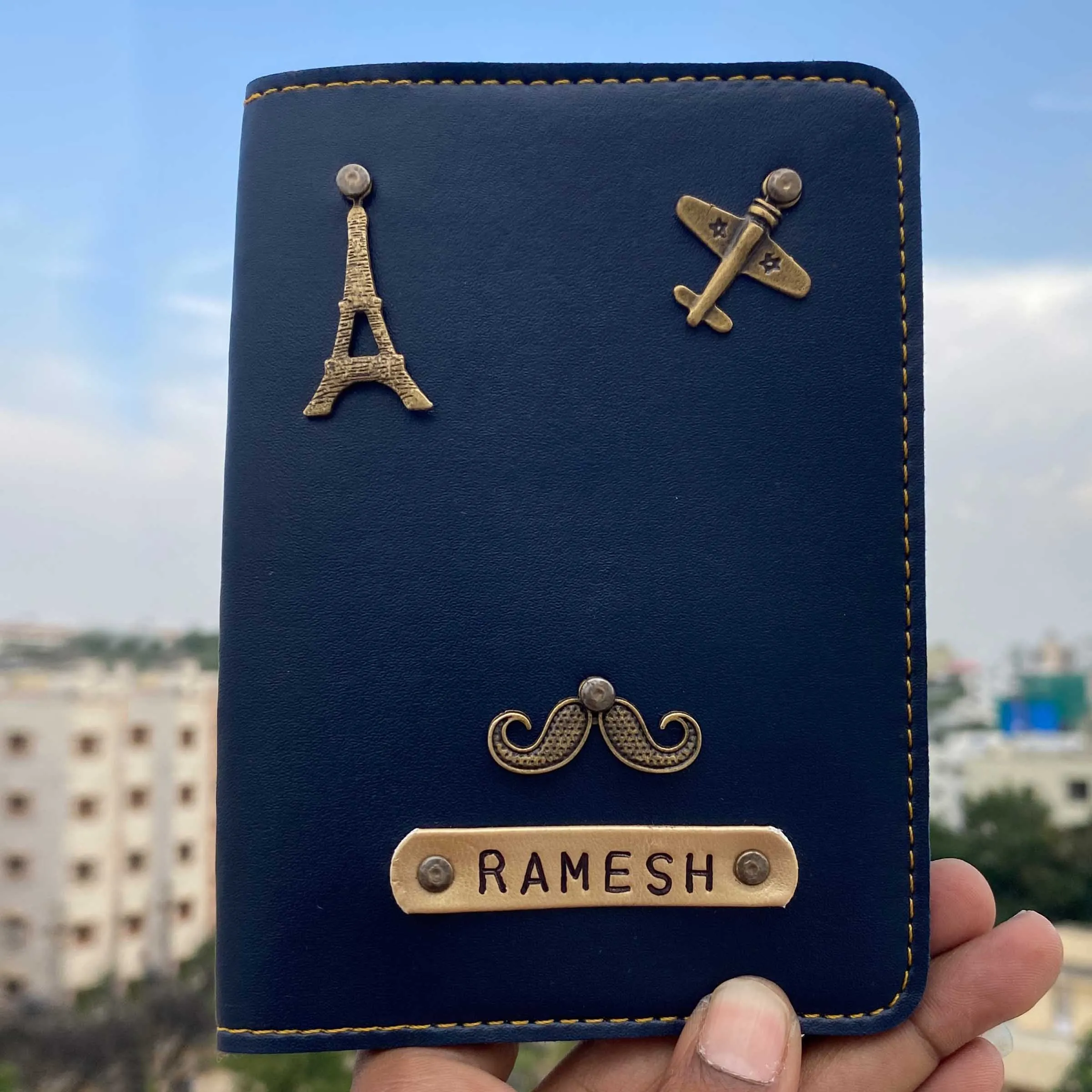 Passport Covers (Blue) - One Charm