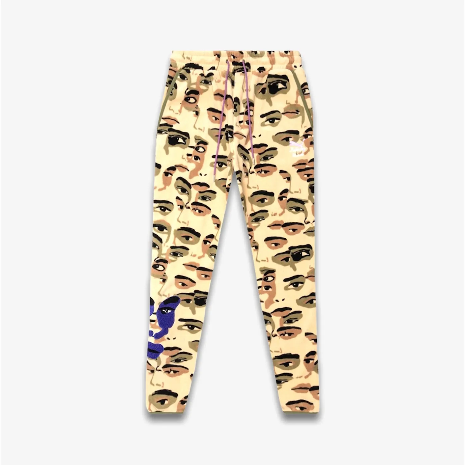 Puma x KidSuper AOP Fleece Pants Pale Khaki AOP 530403-96