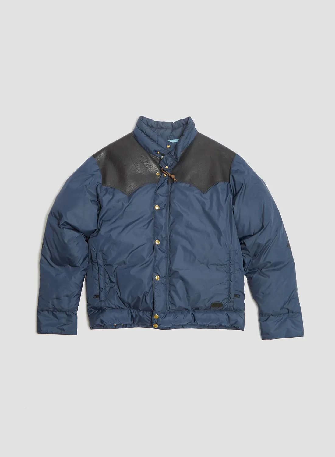 Rocky Mountain Featherbed x Nigel Cabourn Down Short Shell 1969 in Dark Navy