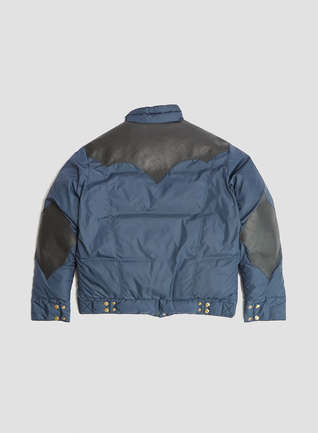 Rocky Mountain Featherbed x Nigel Cabourn Down Short Shell 1969 in Dark Navy