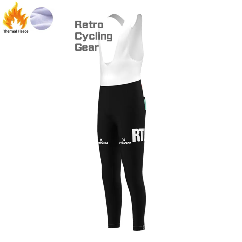 RTL Bianchi Fleece Cycling Bib Pants