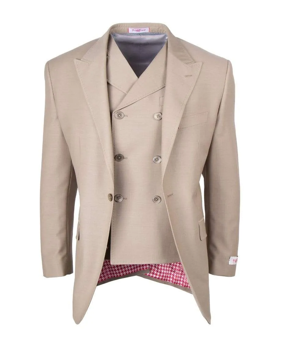 SAN GIOVESSE SUIT & VEST / TAN