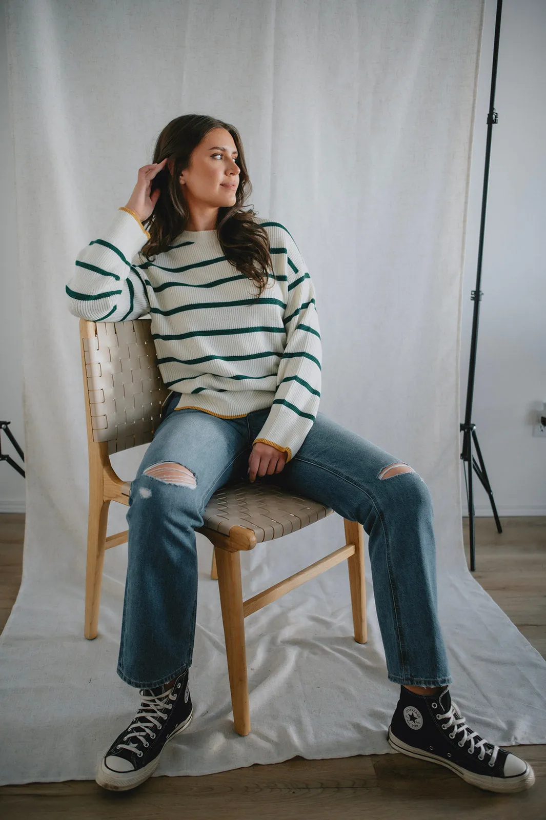 The Milo Striped Pullover Sweater