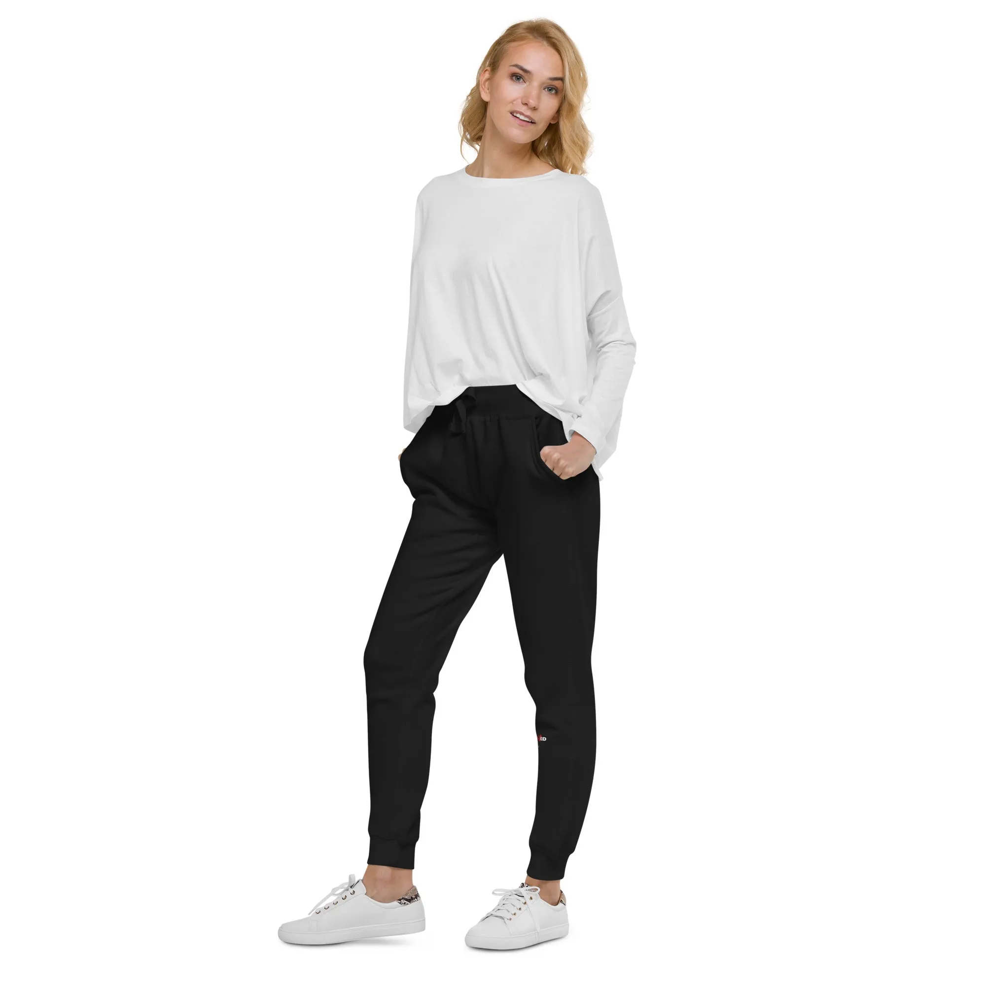 Unlimited Grace Unisex fleece sweatpants  Black