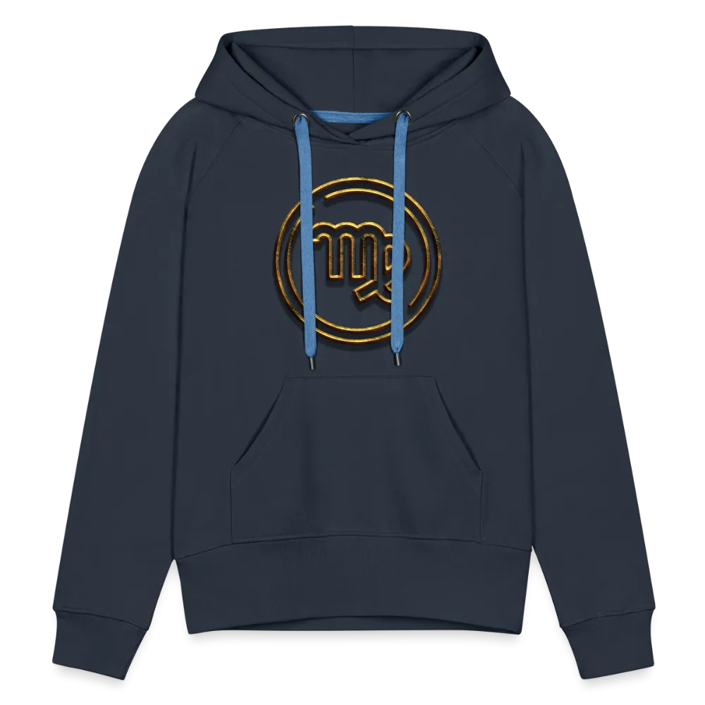 Virgo 3D Gold Women’s Premium Hoodie