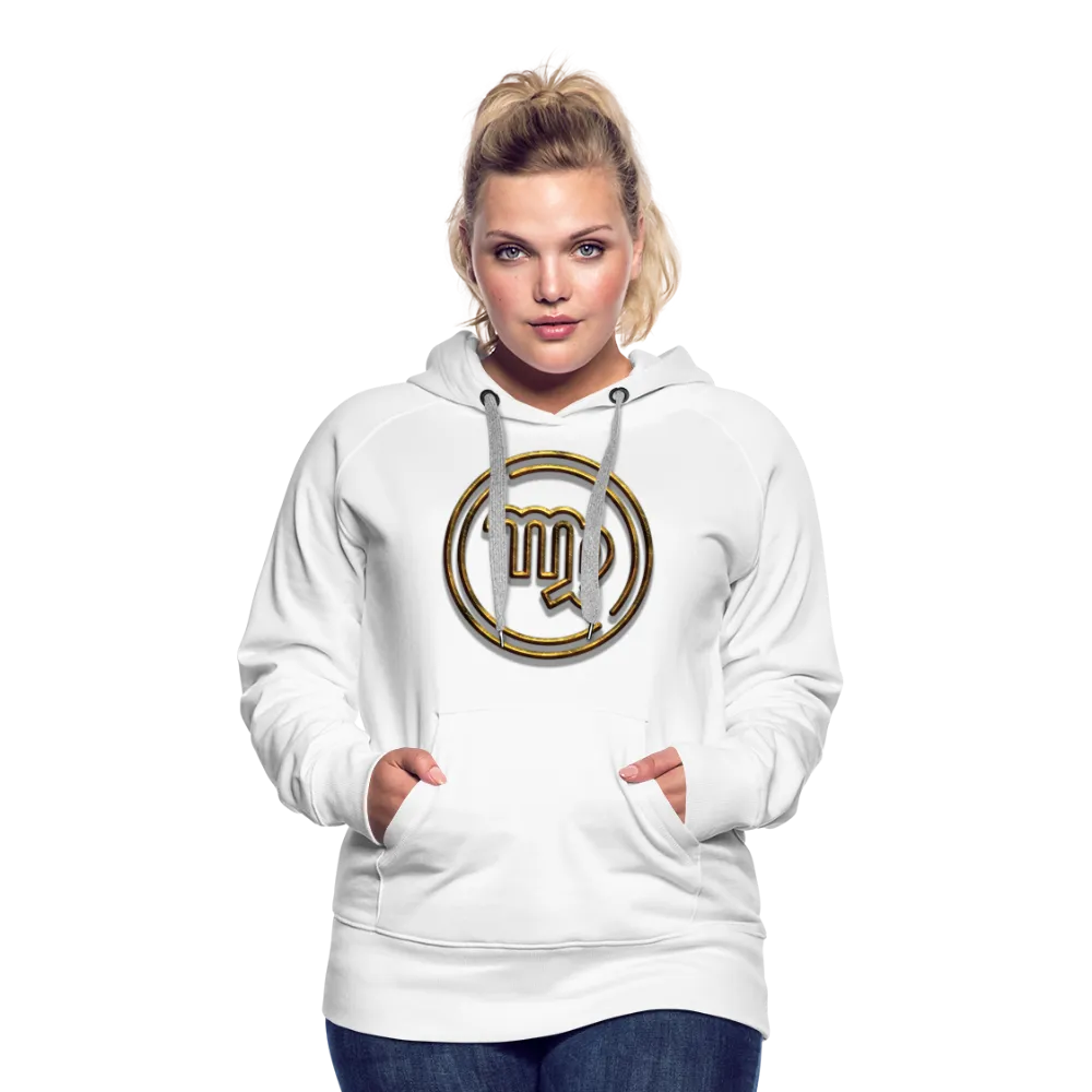 Virgo 3D Gold Women’s Premium Hoodie