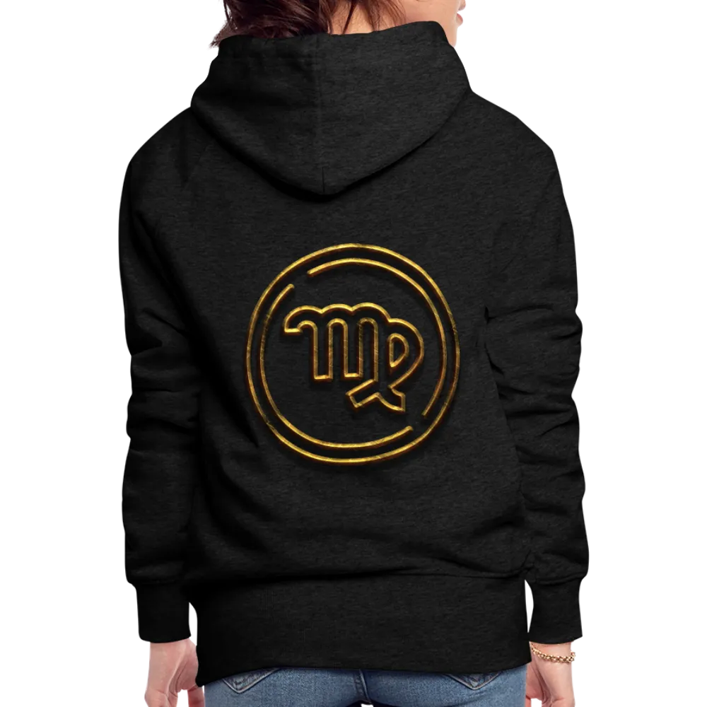 Virgo 3D Gold Women’s Premium Hoodie