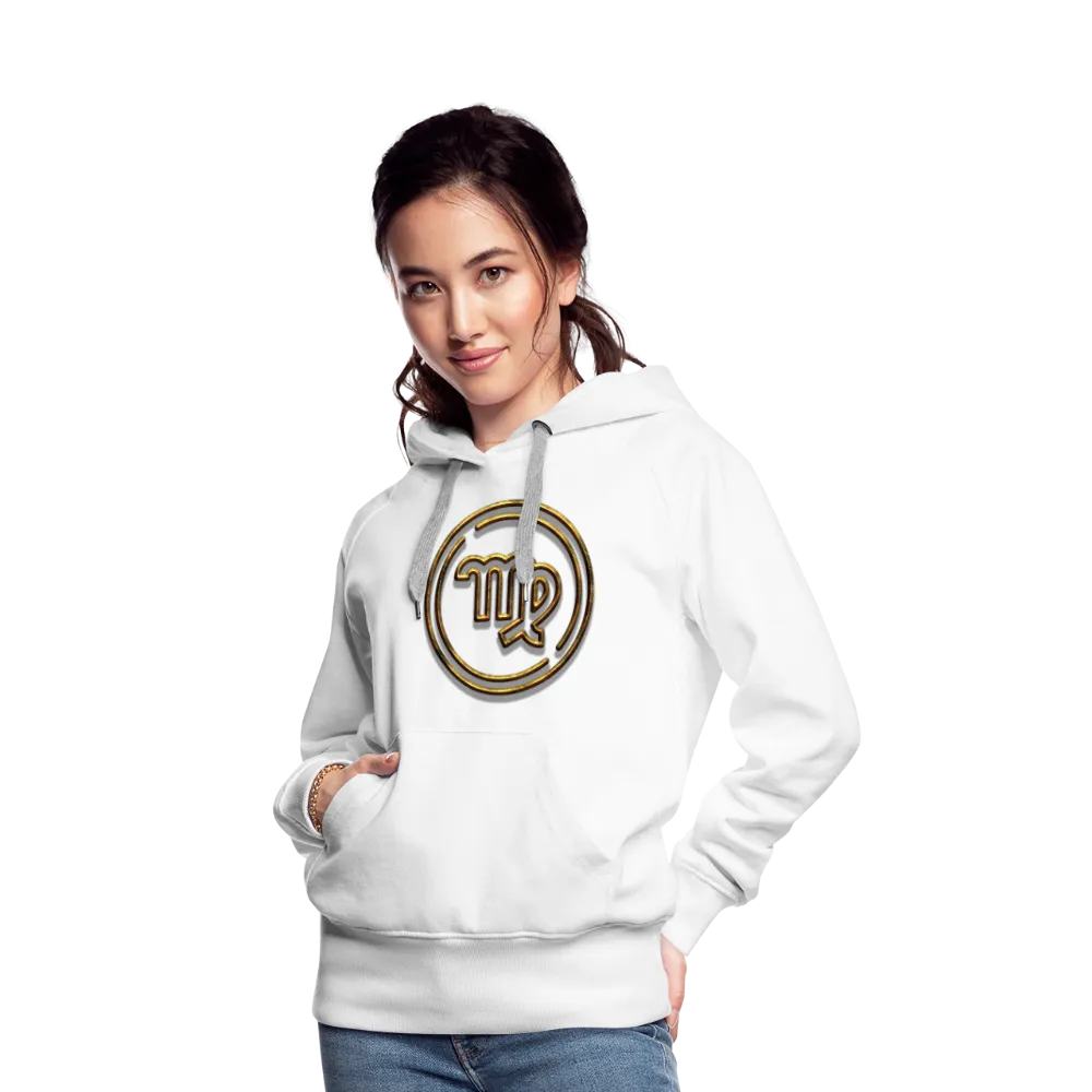 Virgo 3D Gold Women’s Premium Hoodie