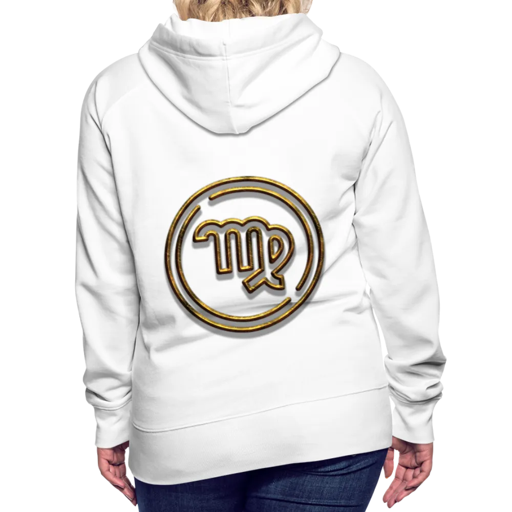 Virgo 3D Gold Women’s Premium Hoodie