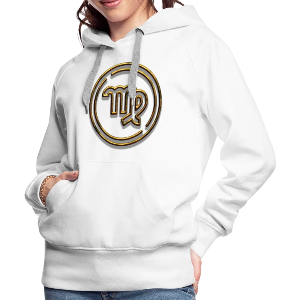 Virgo 3D Gold Women’s Premium Hoodie