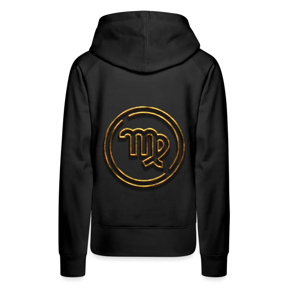 Virgo 3D Gold Women’s Premium Hoodie