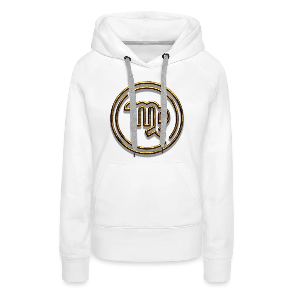 Virgo 3D Gold Women’s Premium Hoodie