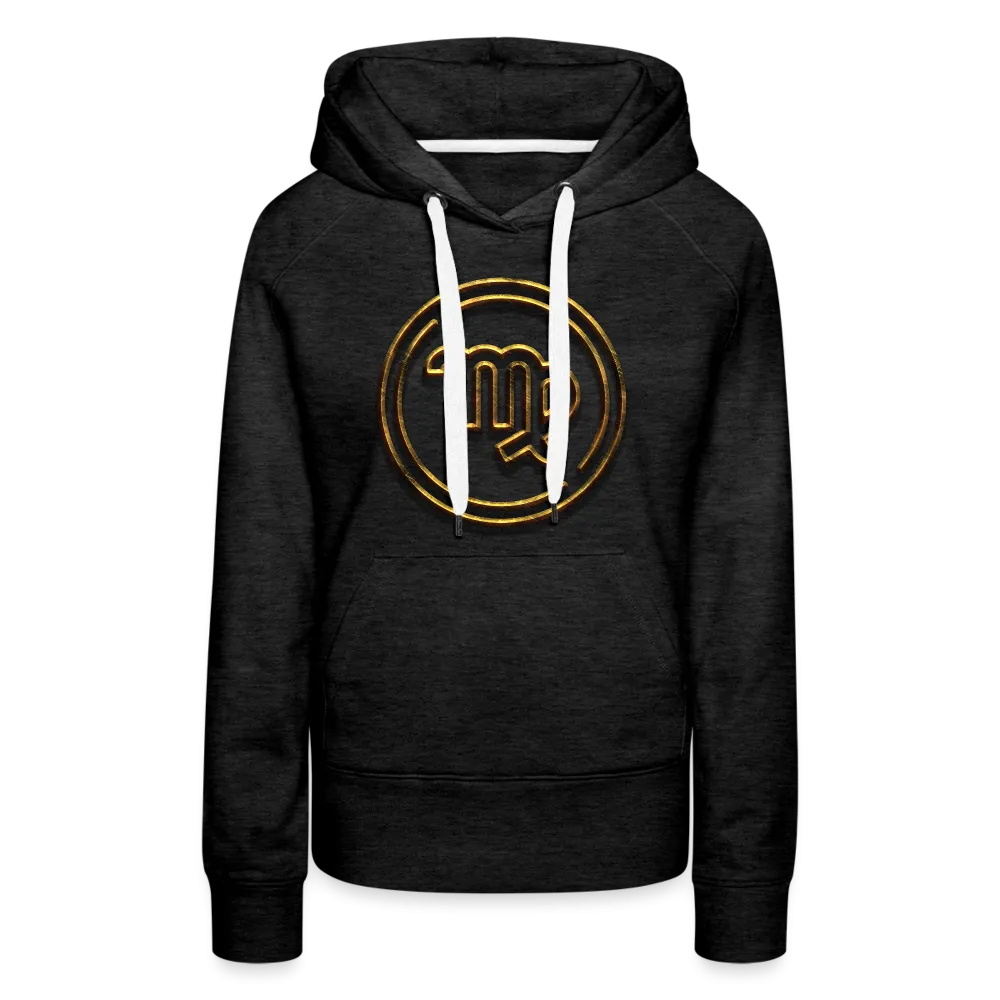 Virgo 3D Gold Women’s Premium Hoodie