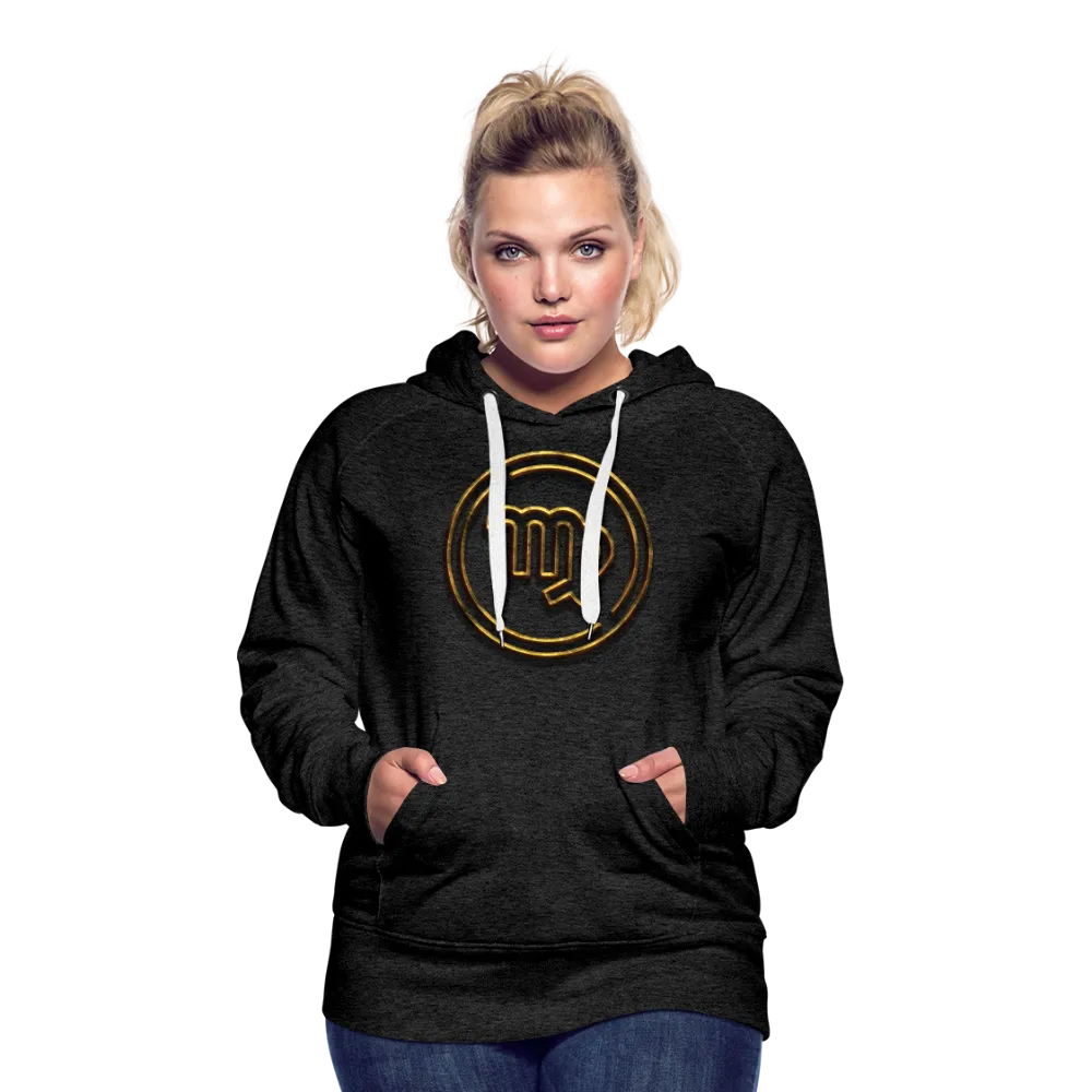 Virgo 3D Gold Women’s Premium Hoodie