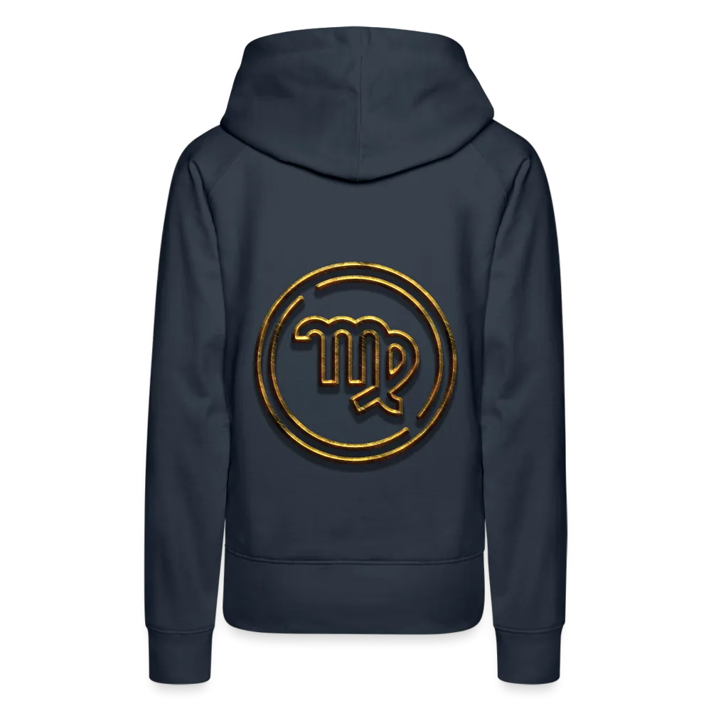 Virgo 3D Gold Women’s Premium Hoodie