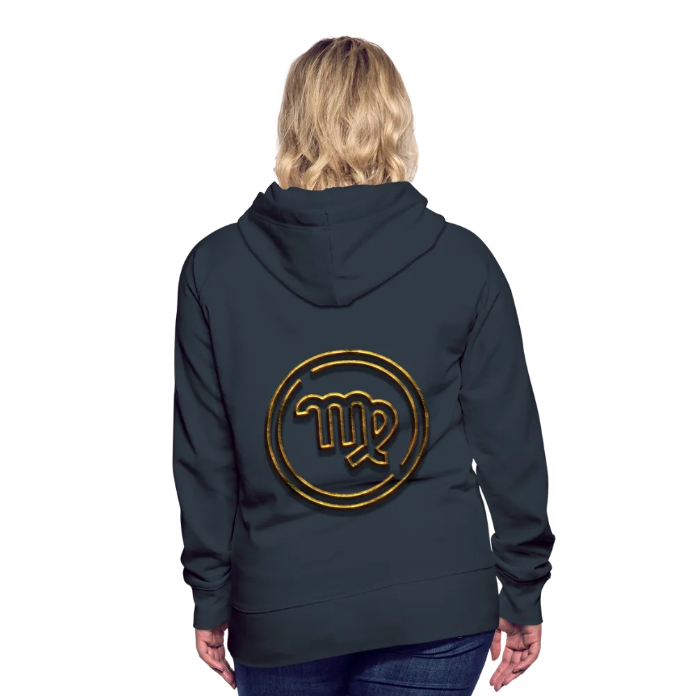 Virgo 3D Gold Women’s Premium Hoodie