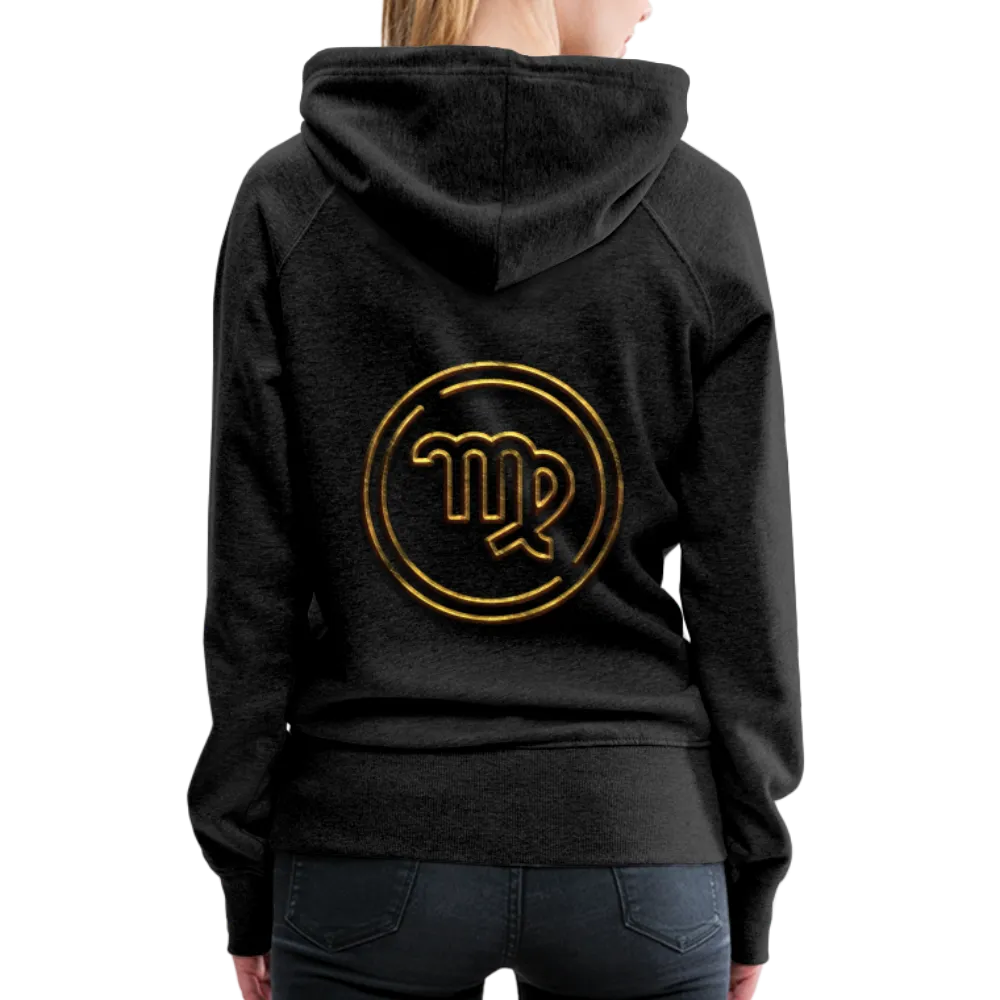 Virgo 3D Gold Women’s Premium Hoodie