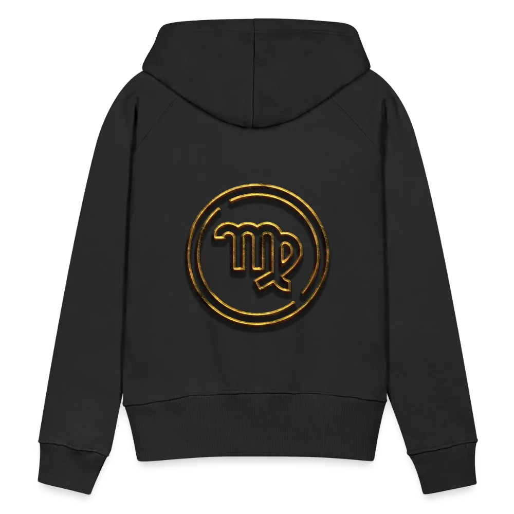 Virgo 3D Gold Women’s Premium Hoodie