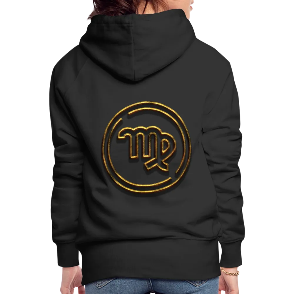 Virgo 3D Gold Women’s Premium Hoodie