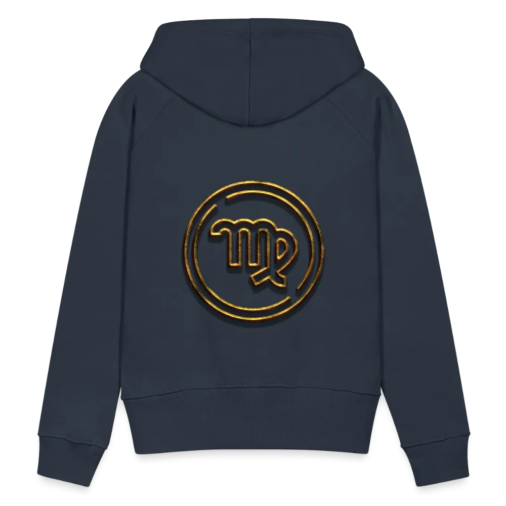 Virgo 3D Gold Women’s Premium Hoodie