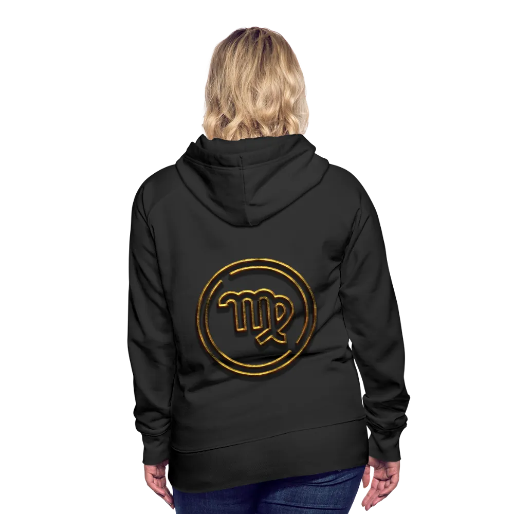 Virgo 3D Gold Women’s Premium Hoodie