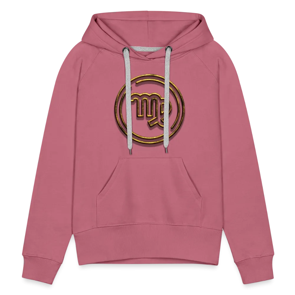 Virgo 3D Gold Women’s Premium Hoodie